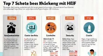 Das sind die Top 7 Schritte beim Umgang mit HEIF